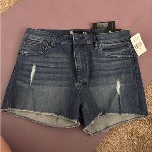 Kut from the Kloth Dark Blue Jean Shorts